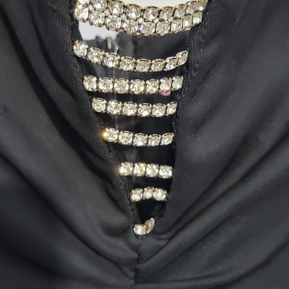 Xoxo Collection Strapless Dress Maxi Size Large - Picture 7 of 8